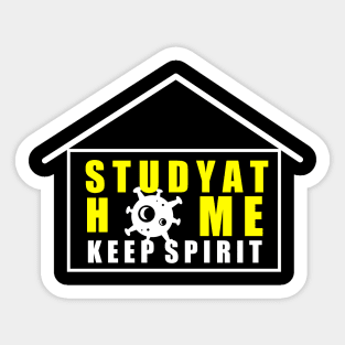 STUDY AT HOME Sticker